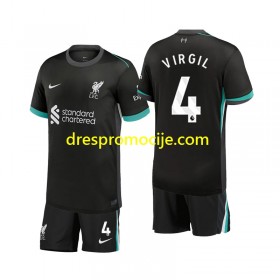 Liverpool Virgil 4 Dres Dječji Gostujući 2024/2025 Kratkih Rukava